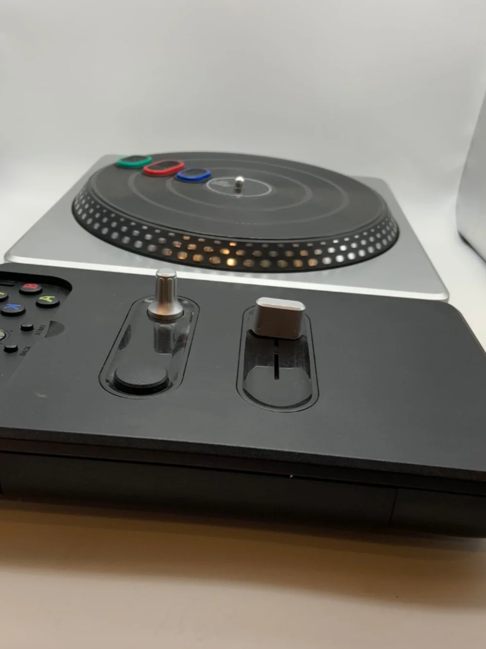 Vintage DJ Hero XBOX 360 Wireless Turntable Controller Untested AS IS For Parts